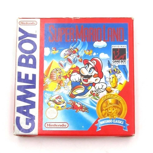 Super Mario Land - Nintendo Classics - Komplet I Æske - Gameboy Original (EUR) (B Grade) (Genbrug)
